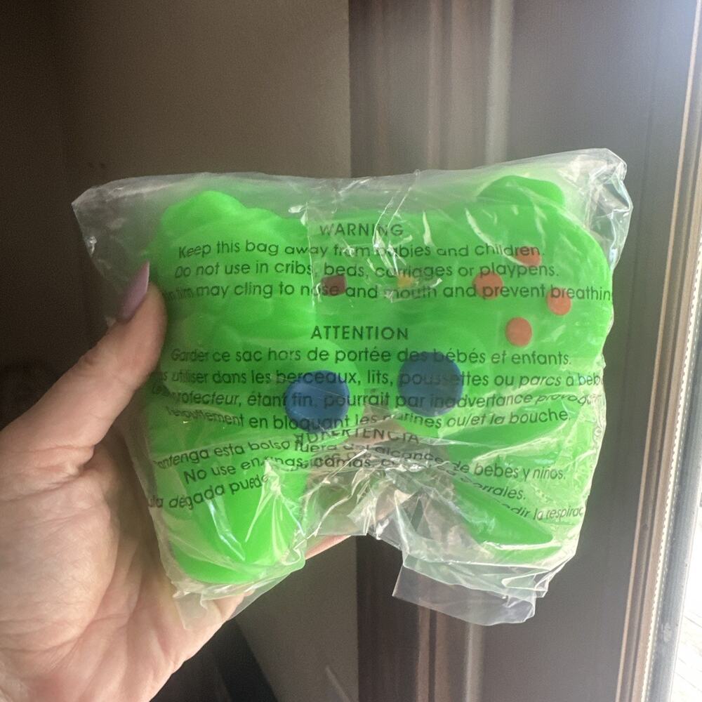 New Jumbo Squishy Game Controller Toymendous Neon Green 6" Sensory Toy Squeeze